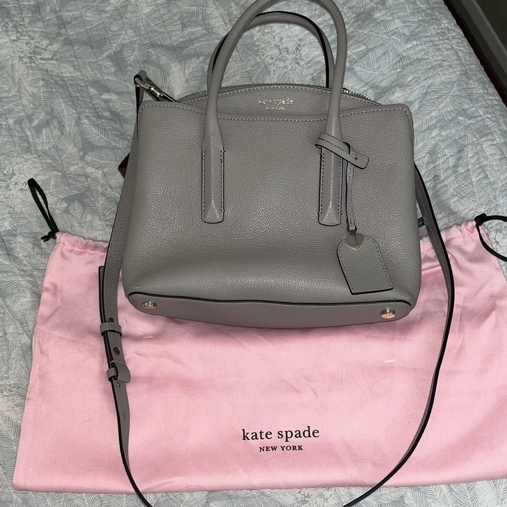 Kate Spade Light Gray Satchel